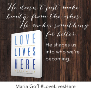 He doesn't just make beauty from the ashes. He makes something far better. He Shapes us into who we're becoming.